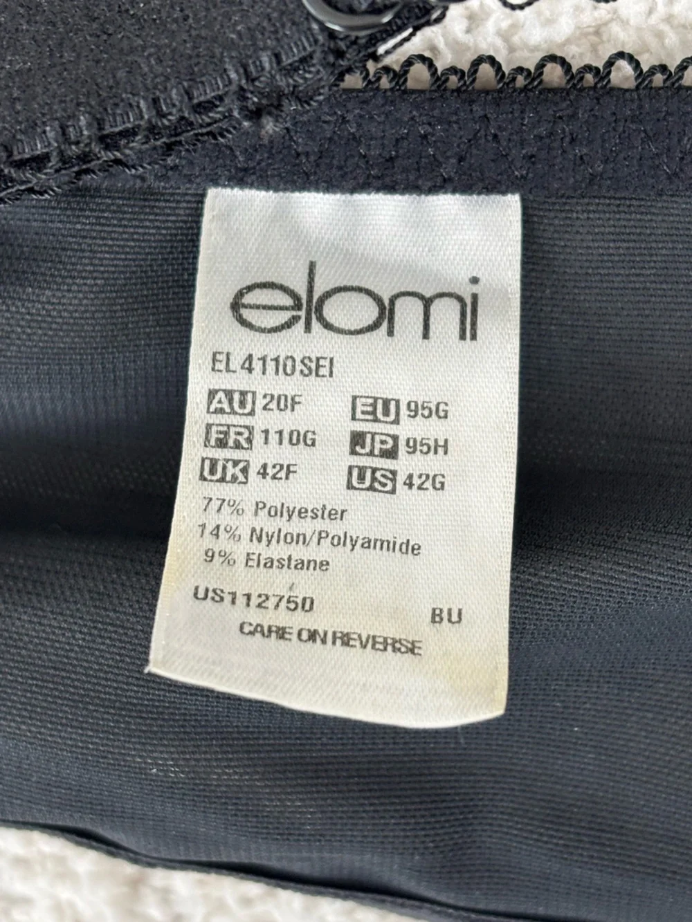 Elomi Bra 42G Serengeti Morgan Stretch Lace Banded Underwire - Picture 8 of 8